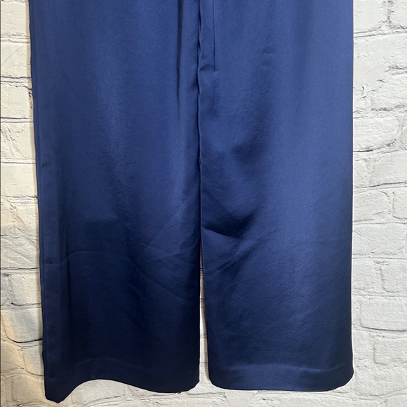Trina Turk Blue Wide-Leg Pants Size 4 Excellent Condition - Picture 9 of 11